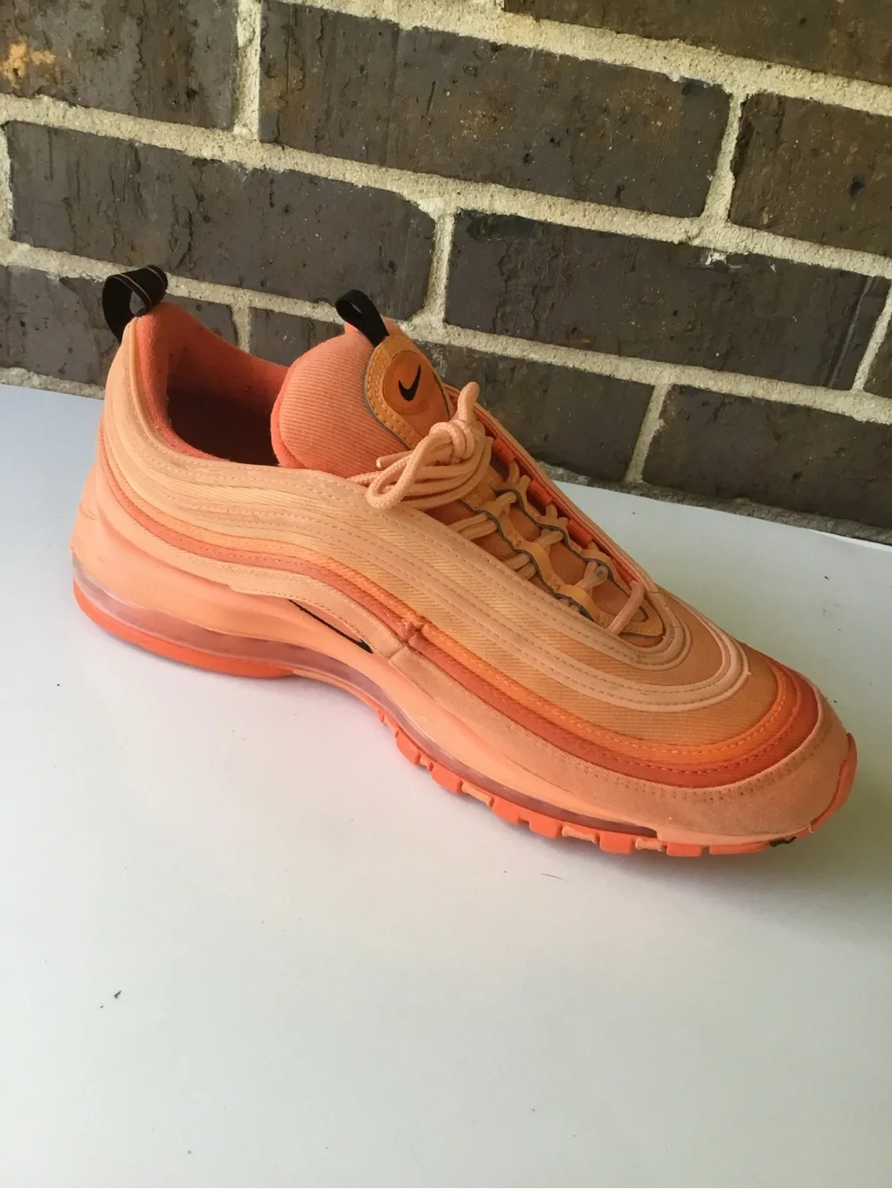 Nike Women’s Air Max 97 in Orange and Coral